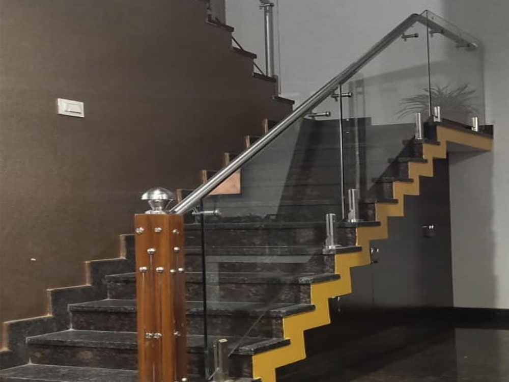 SS Railing with Glass in Chennai